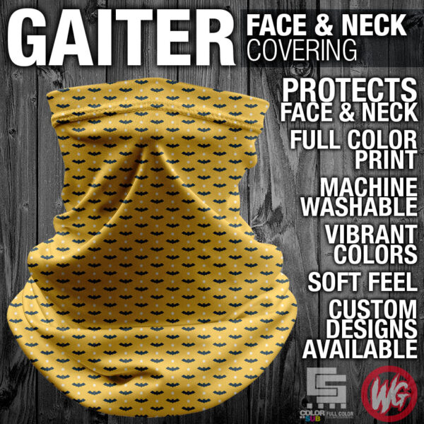 GAITER HALLOWEEN BATS