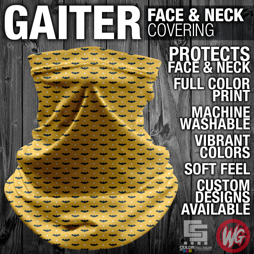 GAITER HALLOWEEN BATS