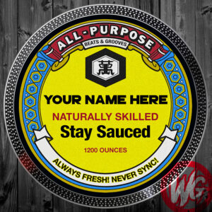 CUSTOM PRINTED SAUCED SLIPMATS – PAIR