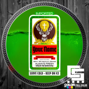 CUSTOM PRINTED JAGER SLIPMATS - PAIR