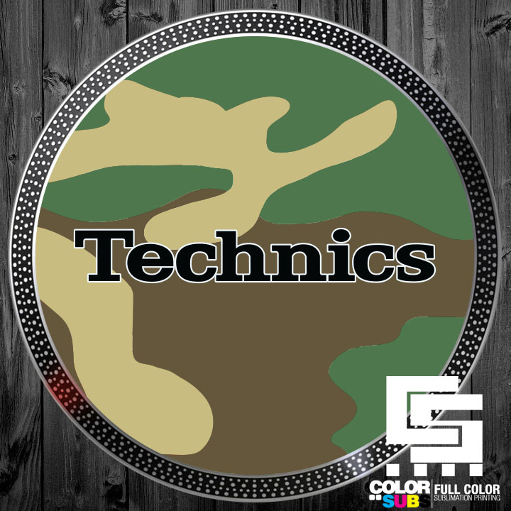 TECHNICS CAMO v1 SLIPMATS - PAIR